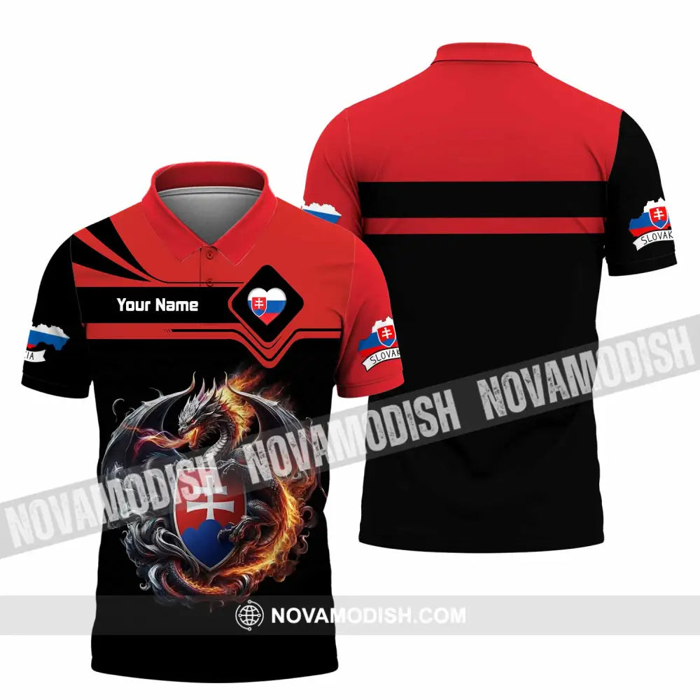 Unisex Shirt - Custom Slovakia Shirt - Polo Shirt / S - T-shirt