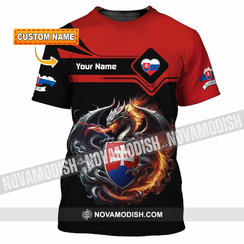 Unisex Shirt - Custom Slovakia Shirt - T-shirt