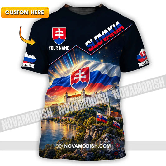 Unisex Shirt - Custom Slovakia Shirt - T-shirt