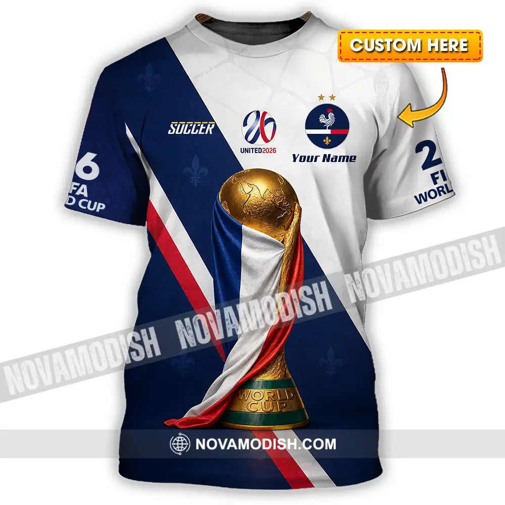 Unisex Shirt - Custom Soccer World Cup 2026 3D Shirt - T-shirt
