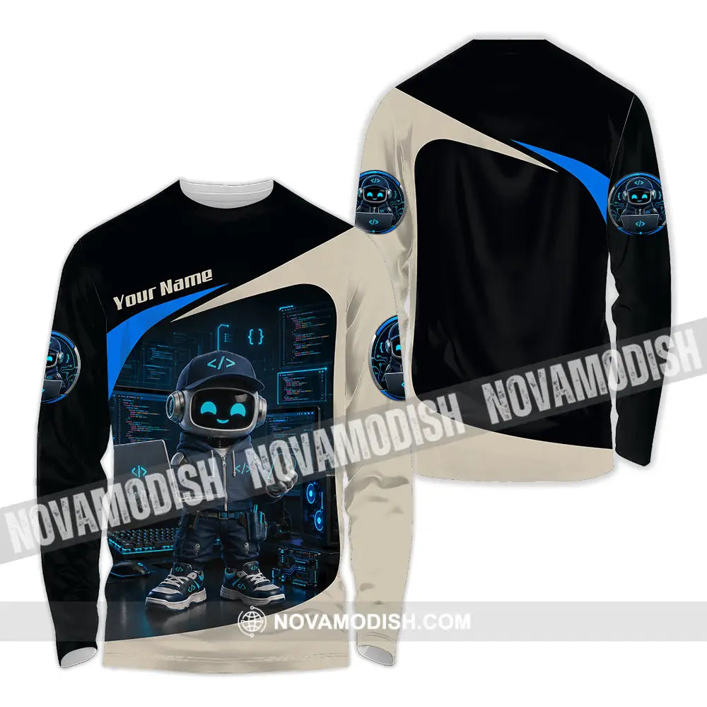 Unisex Shirt - Custom Software Developer Shirt - Long Sleeve Shirt / S - T-shirt