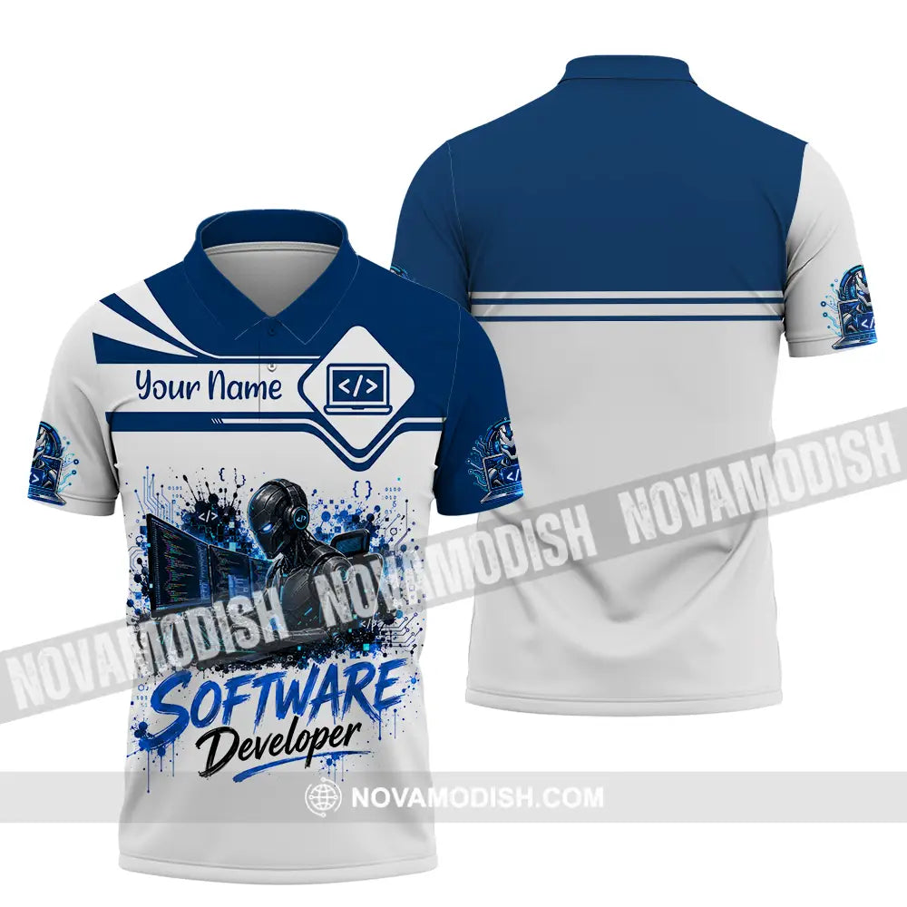 Unisex Shirt - Custom Software Developer Shirt - Polo Shirt / S - T-shirt