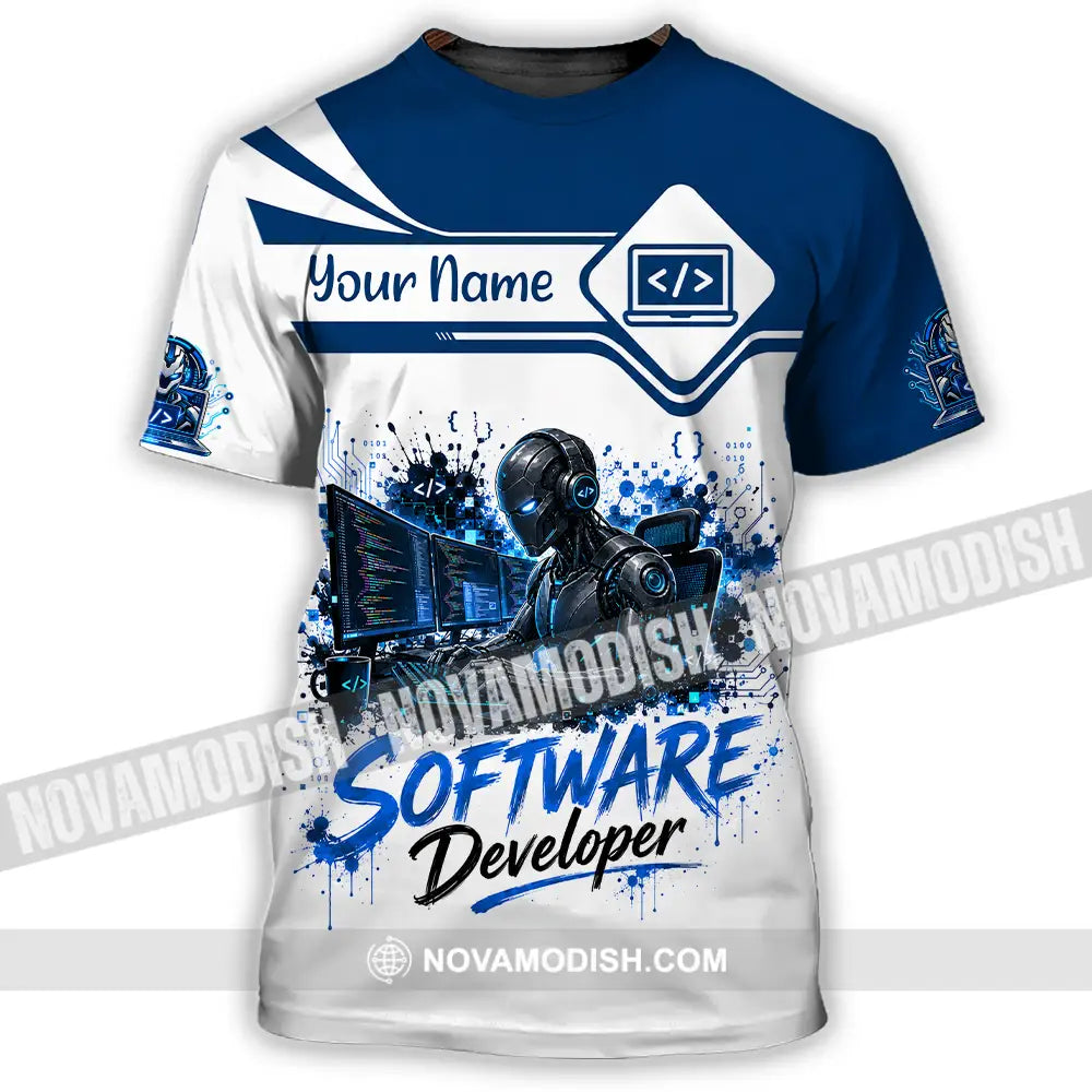 Unisex Shirt - Custom Software Developer Shirt - T-Shirt / S - T-shirt