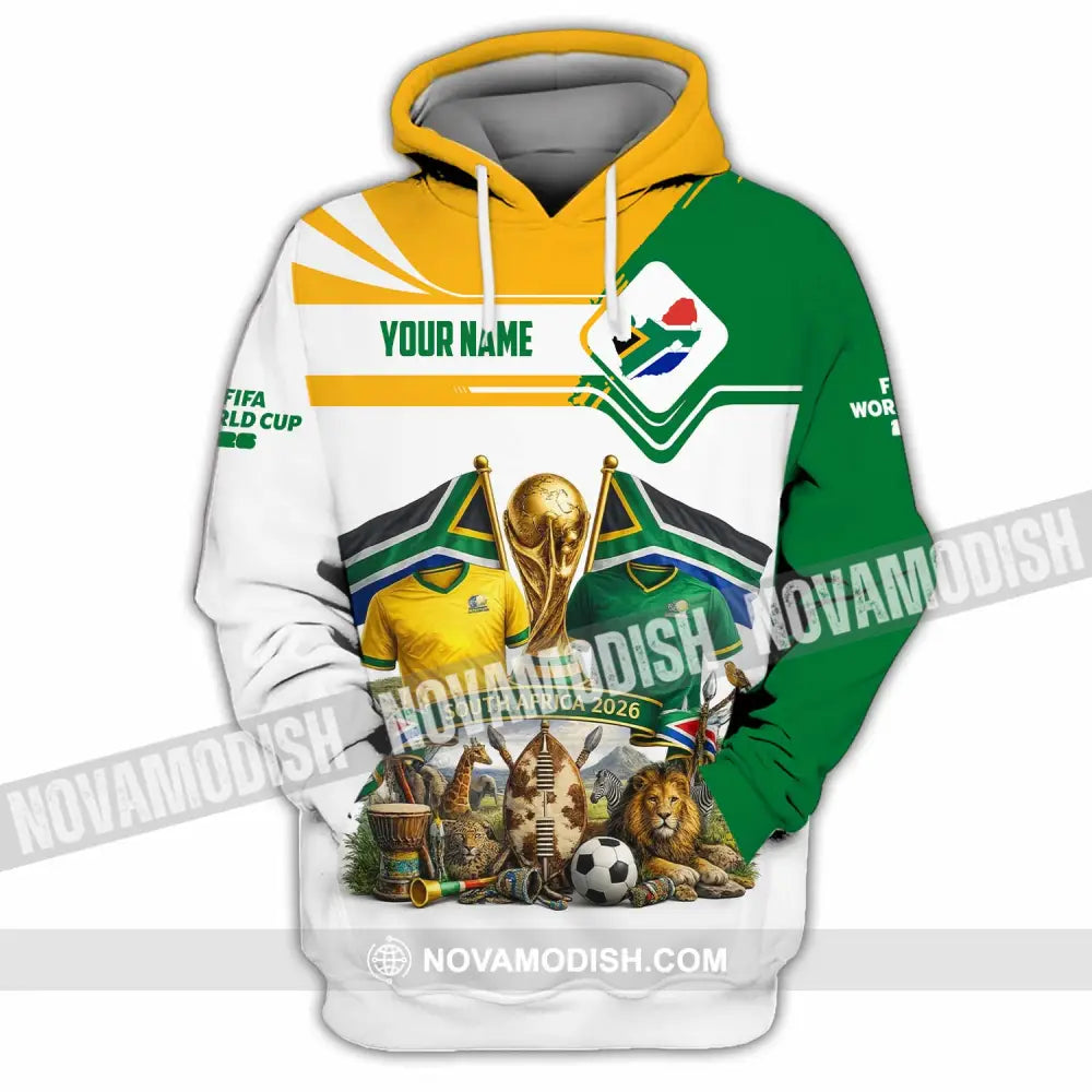Unisex Shirt - Custom South Africa World Cup 2026 Shirt - Hoodie / S - T-shirt