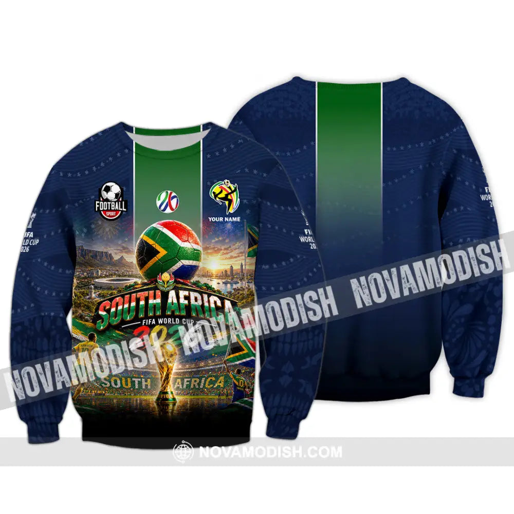 Unisex Shirt - Custom South Africa World Cup 2026 Shirt - Long Sleeve / S - T-shirt