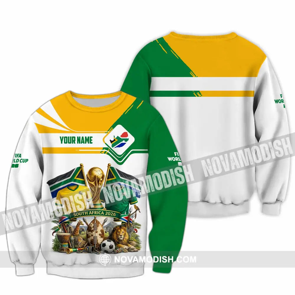 Unisex Shirt - Custom South Africa World Cup 2026 Shirt - Long Sleeve / S - T-shirt