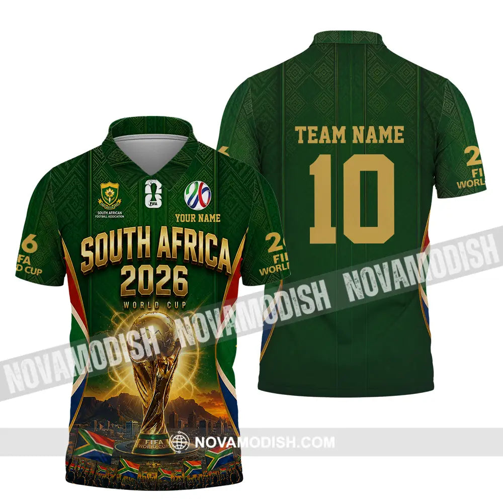Unisex Shirt - Custom South Africa World Cup 2026 Shirt - Polo Shirt / S - T-shirt