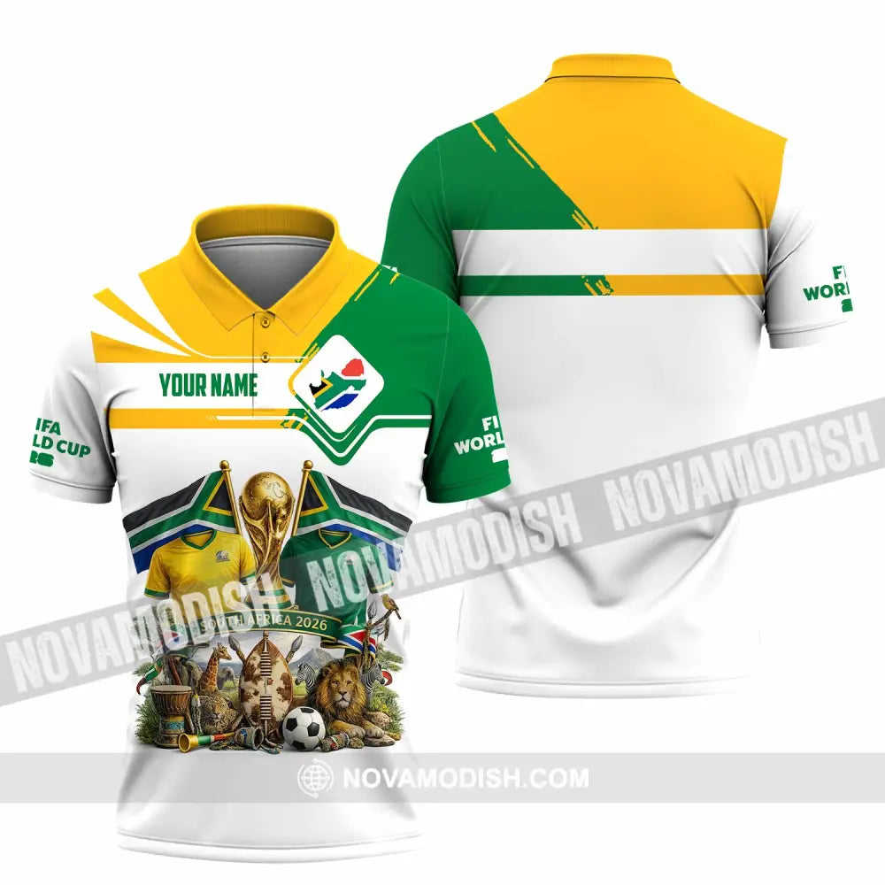 Unisex Shirt - Custom South Africa World Cup 2026 Shirt - Polo Shirt / S - T-shirt