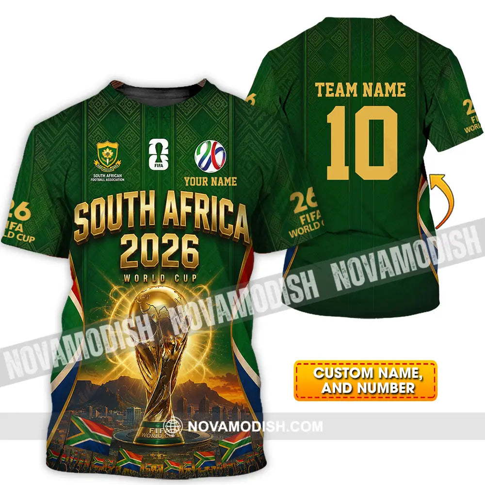 Unisex Shirt - Custom South Africa World Cup 2026 Shirt - T-shirt