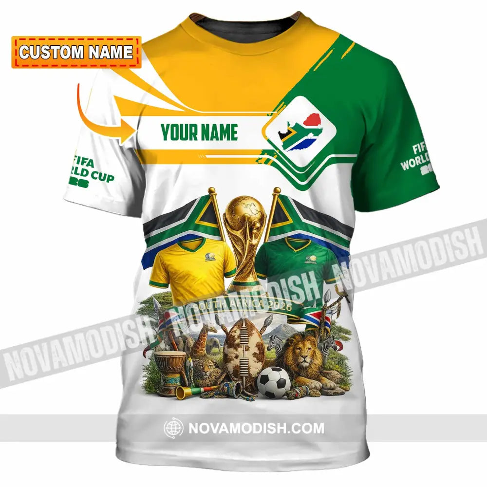 Unisex Shirt - Custom South Africa World Cup 2026 Shirt - T-shirt