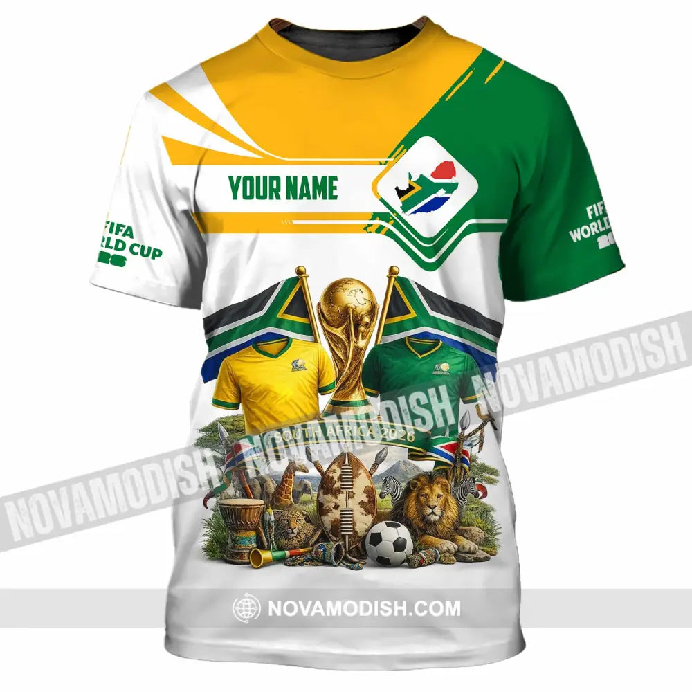 Unisex Shirt - Custom South Africa World Cup 2026 Shirt - T-Shirt / S - T-shirt