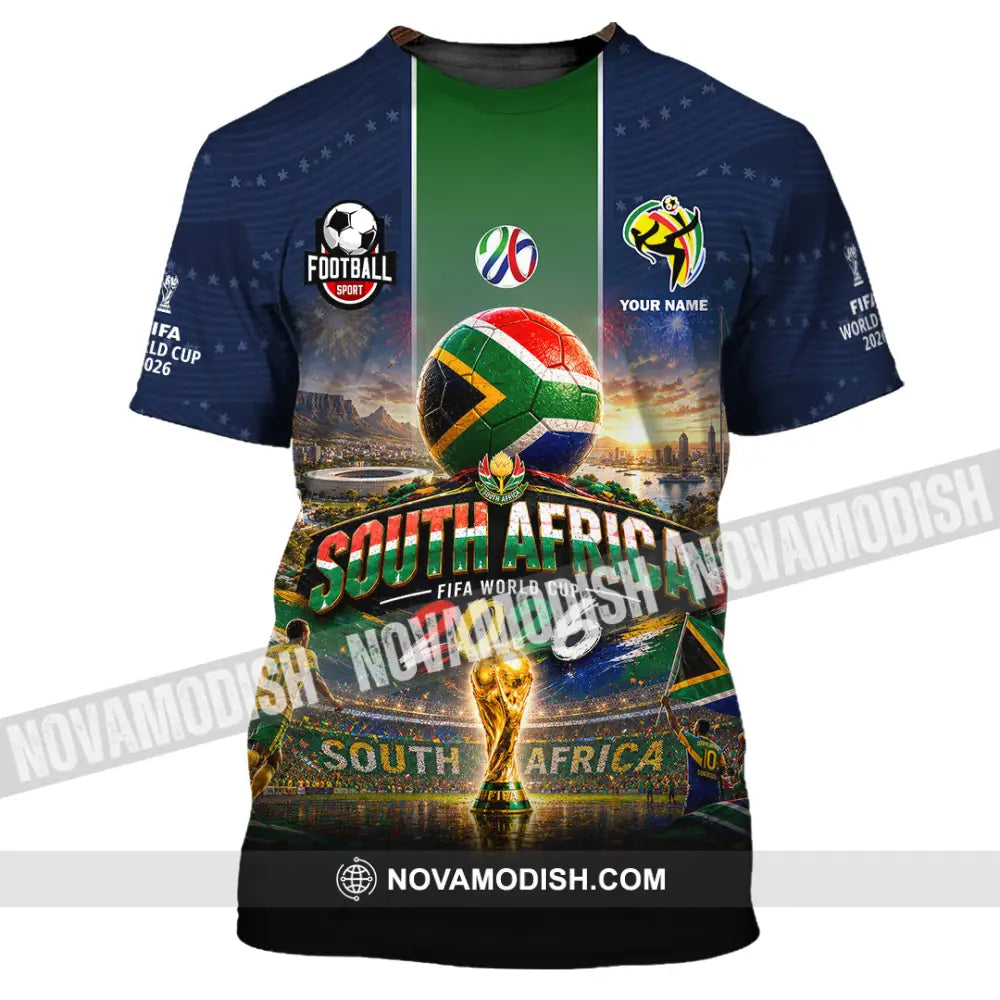 Unisex Shirt - Custom South Africa World Cup 2026 Shirt - T-Shirt / S - T-shirt