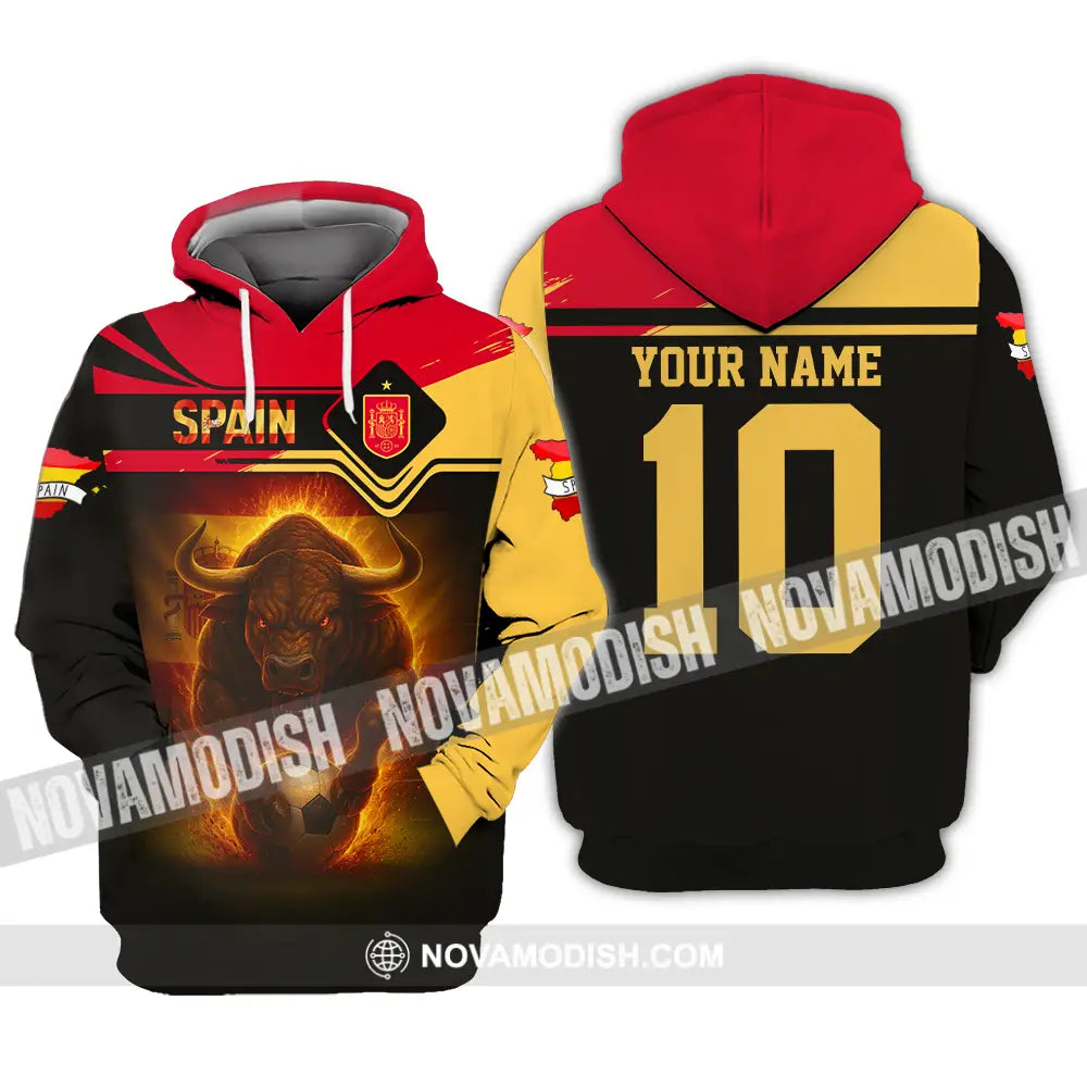 Unisex Shirt - Custom Spain 3D Shirt Hoodie / S T-shirt
