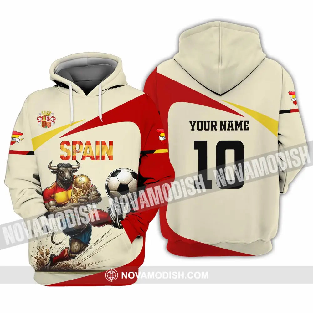Unisex Shirt - Custom Spain 3D Shirt Hoodie / S T-shirt