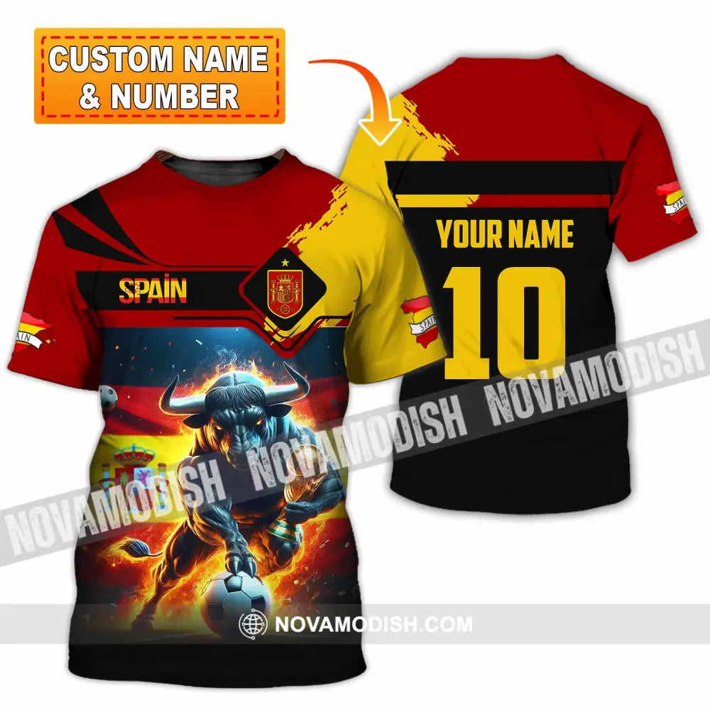 Unisex Shirt - Custom Spain 3D Shirt T-shirt