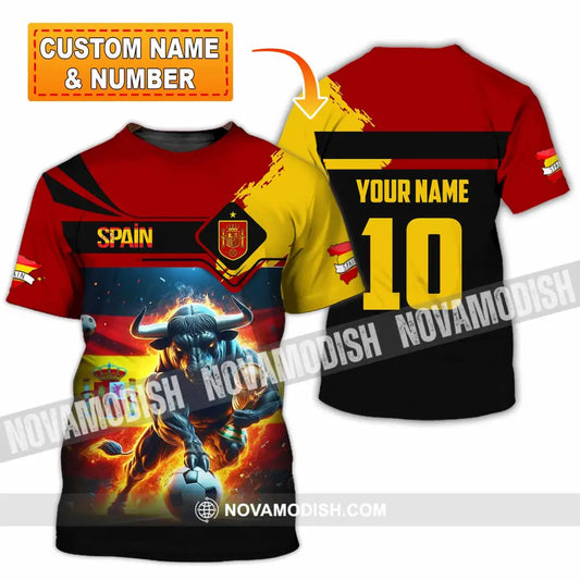Unisex Shirt - Custom Spain 3D Shirt T-shirt