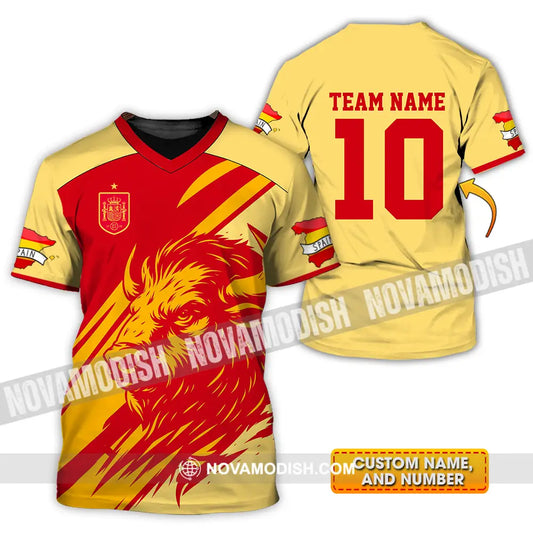 Unisex Shirt - Custom Spain 3D Shirt T-shirt