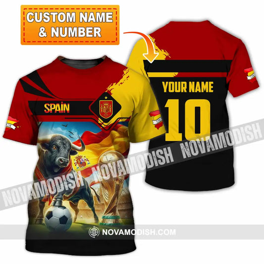 Unisex Shirt - Custom Spain 3D Shirt T-shirt