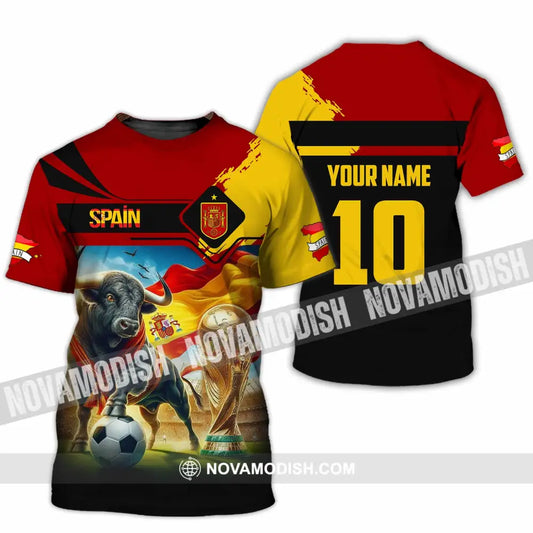 Unisex Shirt - Custom Spain 3D Shirt T-Shirt / S T-shirt