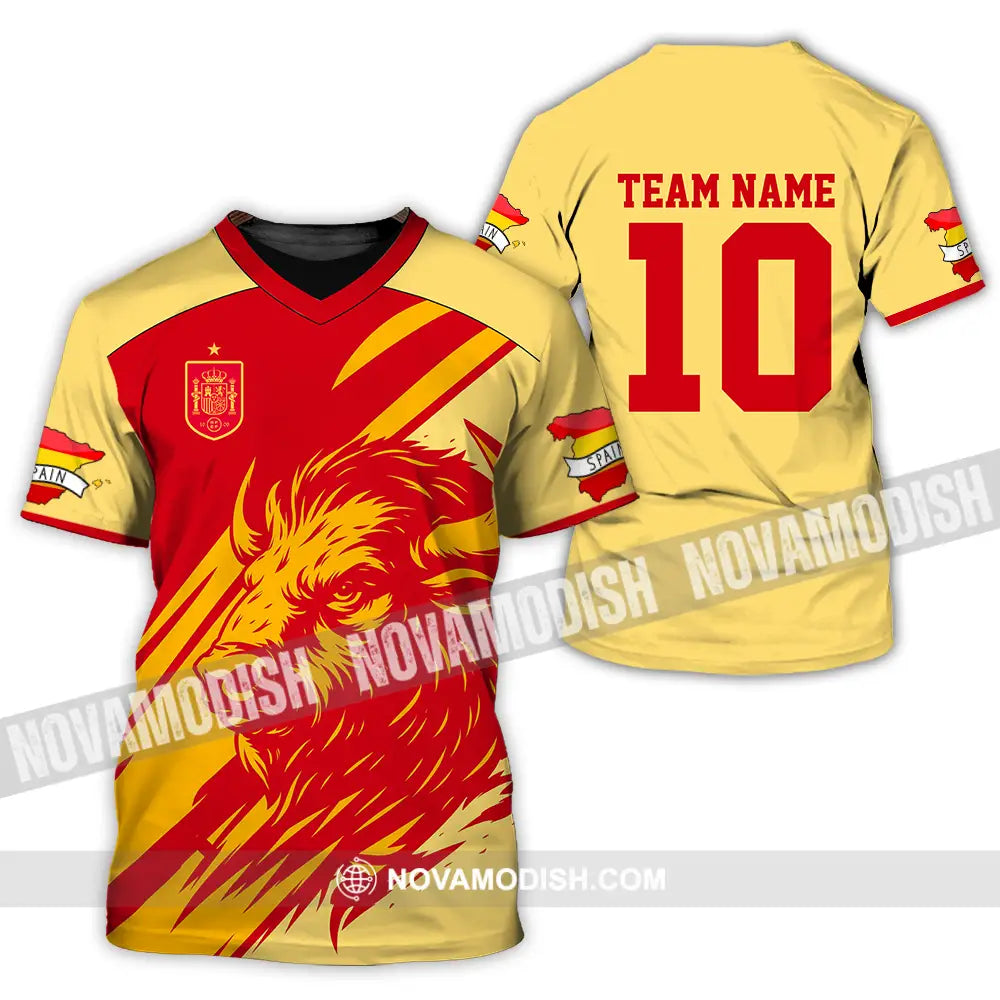 Unisex Shirt - Custom Spain 3D Shirt T-Shirt / S T-shirt