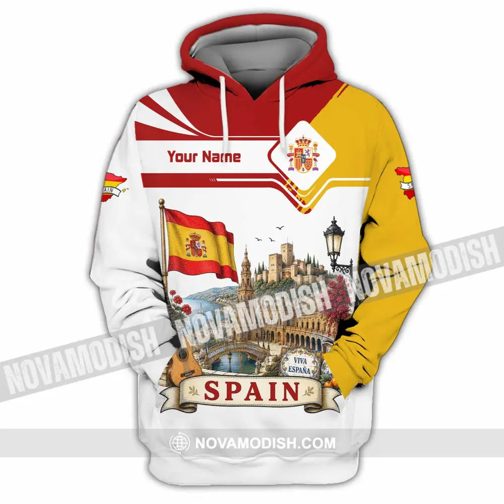 Unisex Shirt - Custom Spain Shirt - Hoodie / S - T-shirt