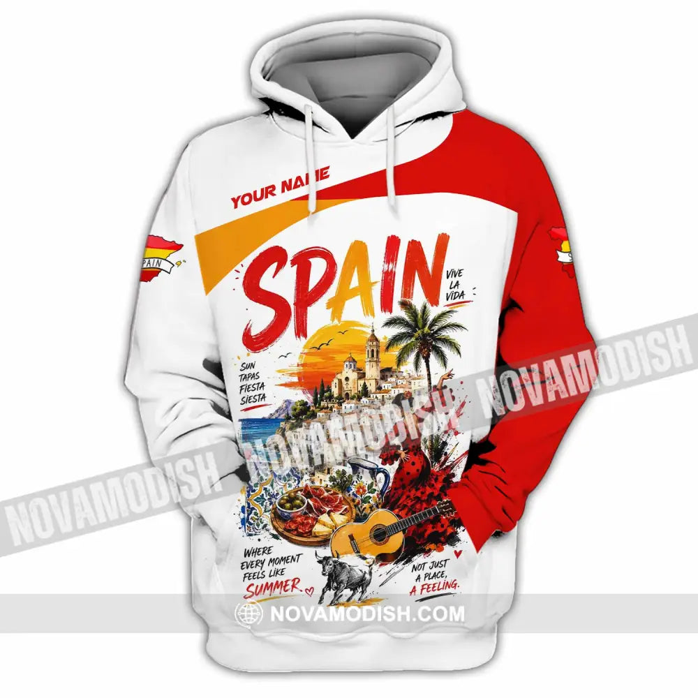 Unisex Shirt - Custom Spain Shirt - Hoodie / S - T-shirt