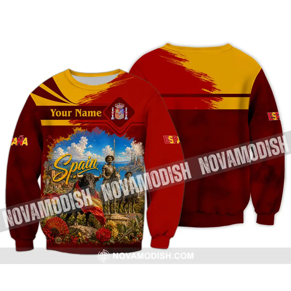 Unisex Shirt - Custom Spain Shirt - Long Sleeve / S - T-shirt