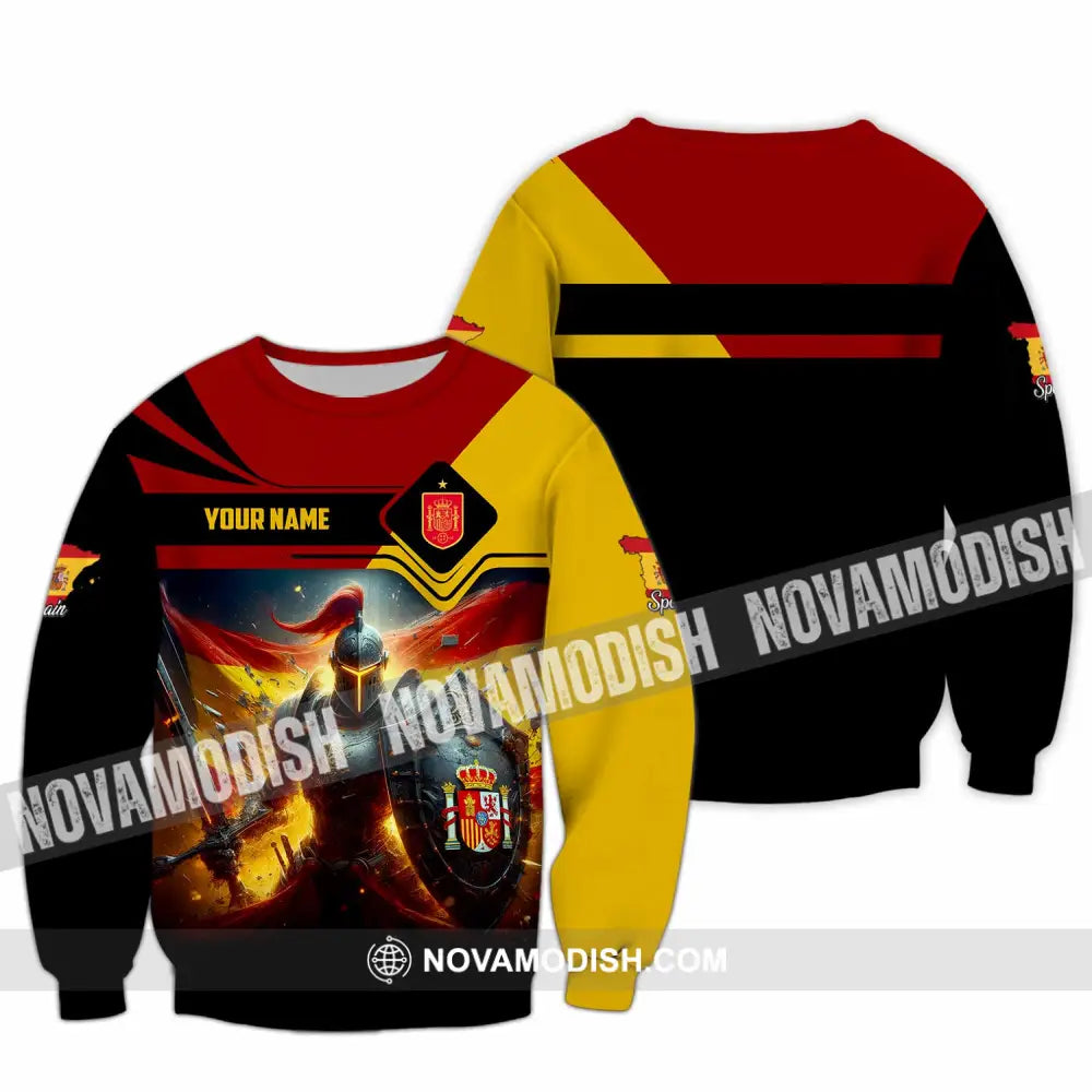 Unisex Shirt - Custom Spain Shirt Long Sleeve / S T-shirt