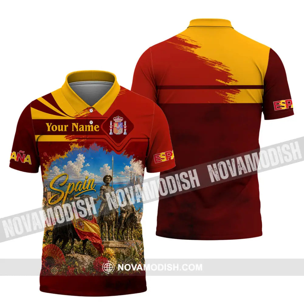 Unisex Shirt - Custom Spain Shirt - Polo Shirt / S - T-shirt