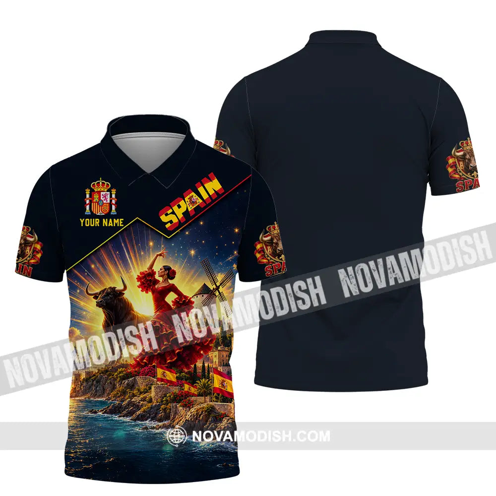 Unisex Shirt - Custom Spain Shirt - Polo Shirt / S - T-shirt