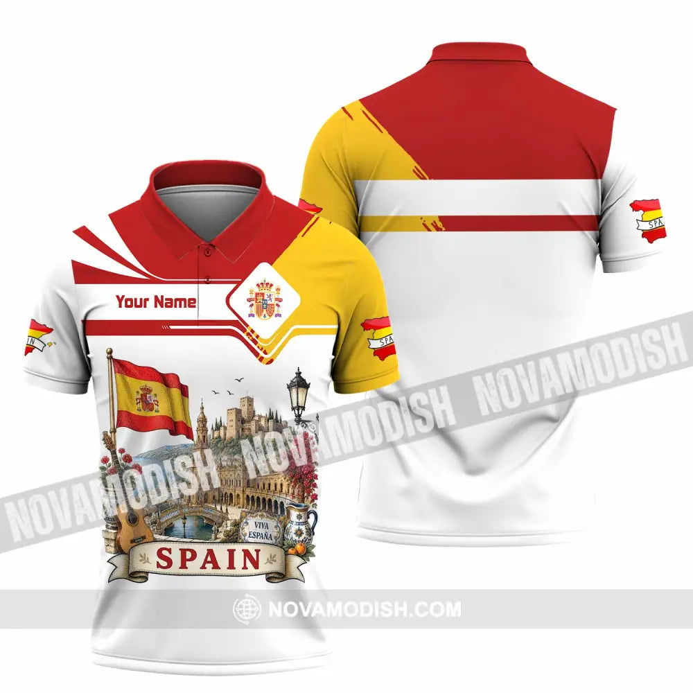 Unisex Shirt - Custom Spain Shirt - Polo Shirt / S - T-shirt