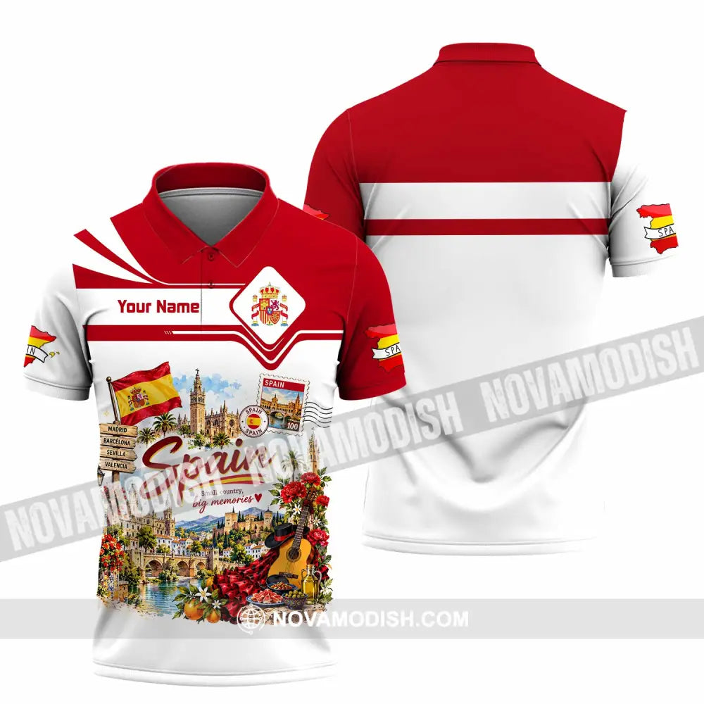 Unisex Shirt - Custom Spain Shirt - Polo Shirt / S - T-shirt