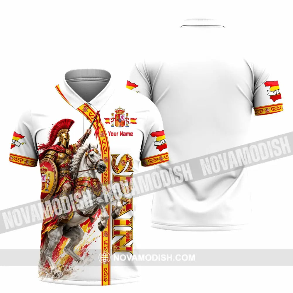 Unisex Shirt - Custom Spain Shirt - Polo Shirt / S - T-shirt