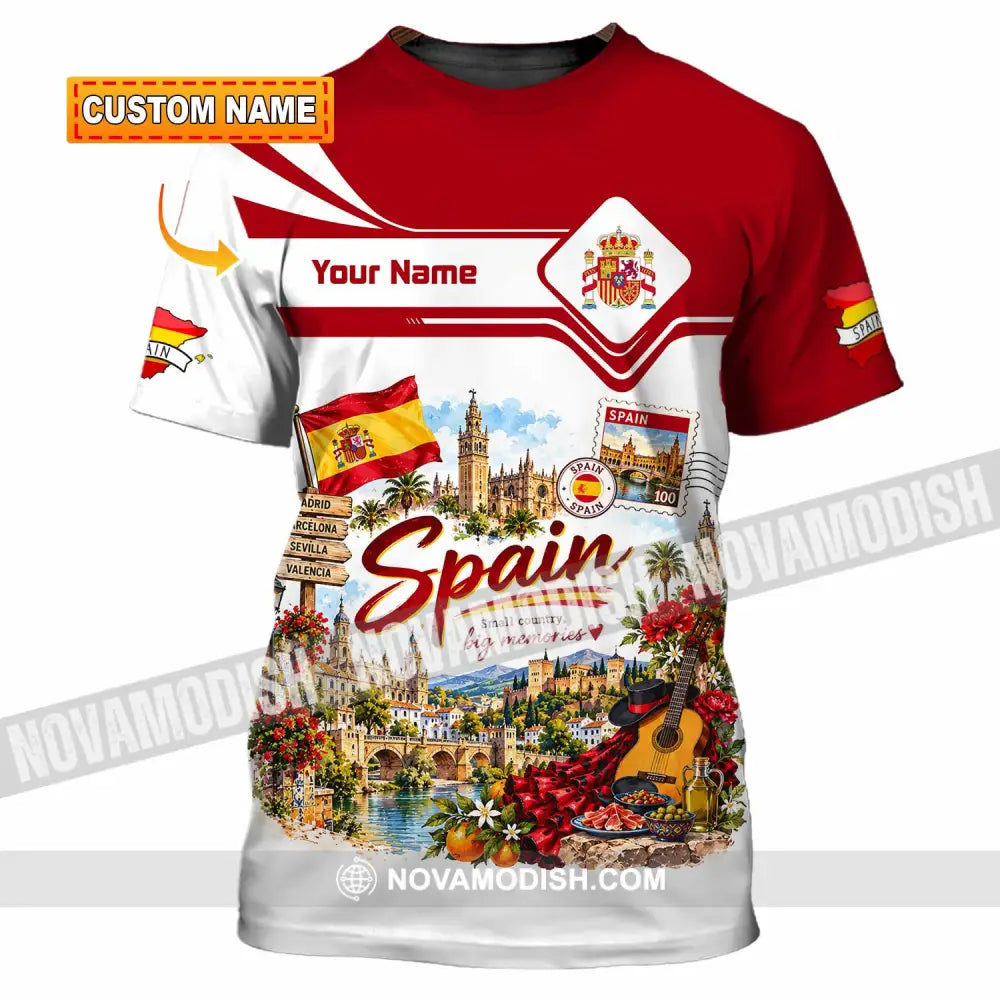 Unisex Shirt - Custom Spain Shirt - T-shirt