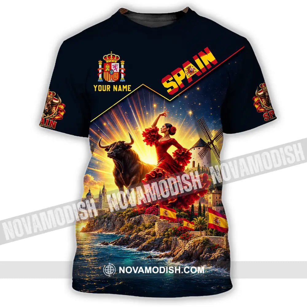 Unisex Shirt - Custom Spain Shirt - T-Shirt / S - T-shirt