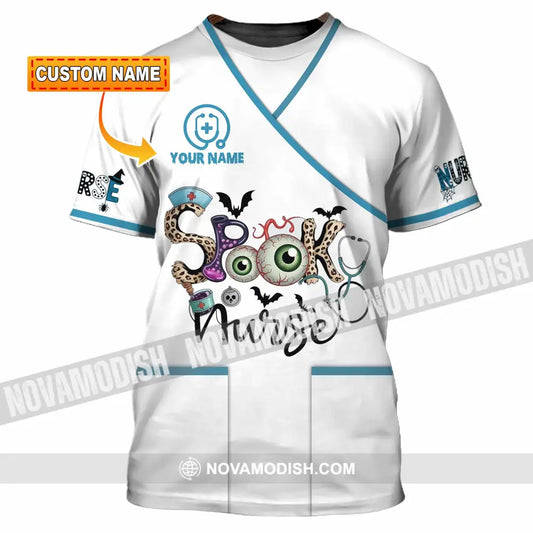 Unisex Shirt - Custom Spooky Nurse Halloween Shirt T-shirt