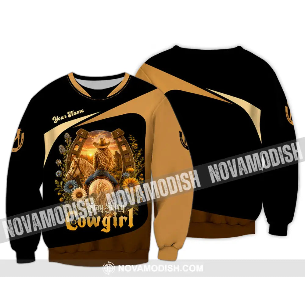 Unisex Shirt - Custom Stay Salty Cowgirl Shirt - Long Sleeve / S - T-shirt
