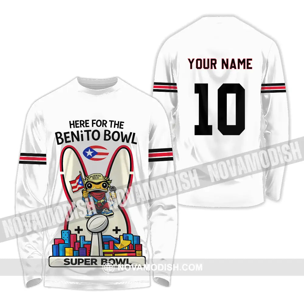 Unisex Shirt - Custom Super Bowl 3D Shirt Long Sleeve Shirt / S T-shirt