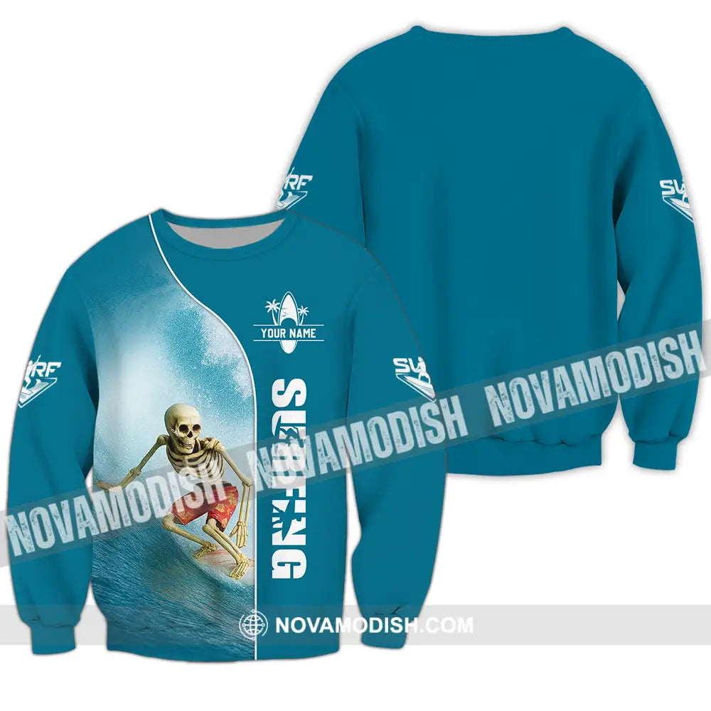 Unisex Shirt - Custom Surfing Shirt Long Sleeve / S T-shirt