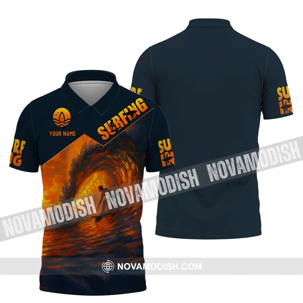 Unisex Shirt - Custom Surfing Shirt Polo Shirt / S T-shirt