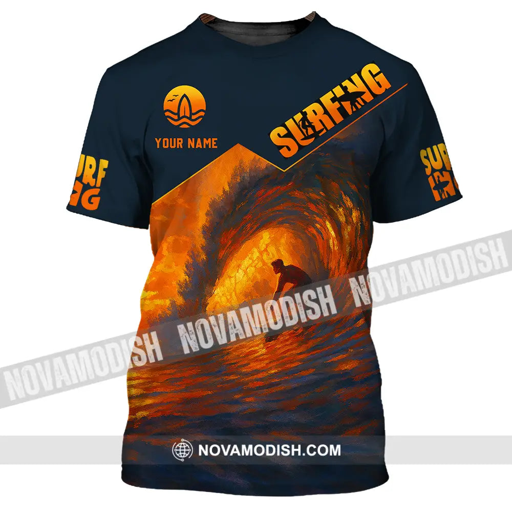 Unisex Shirt - Custom Surfing Shirt T-Shirt / S T-shirt