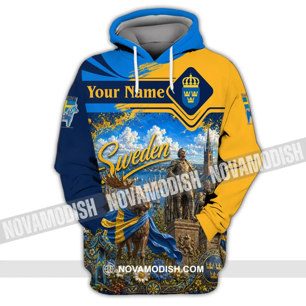 Unisex Shirt - Custom Sweden Shirt - Hoodie / S - T-shirt