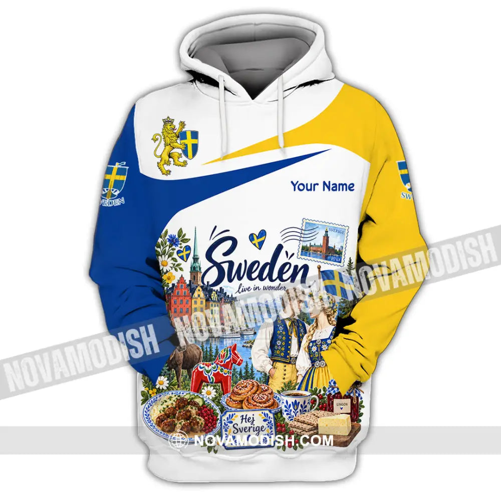 Unisex Shirt - Custom Sweden Shirt - Hoodie / S - T-shirt