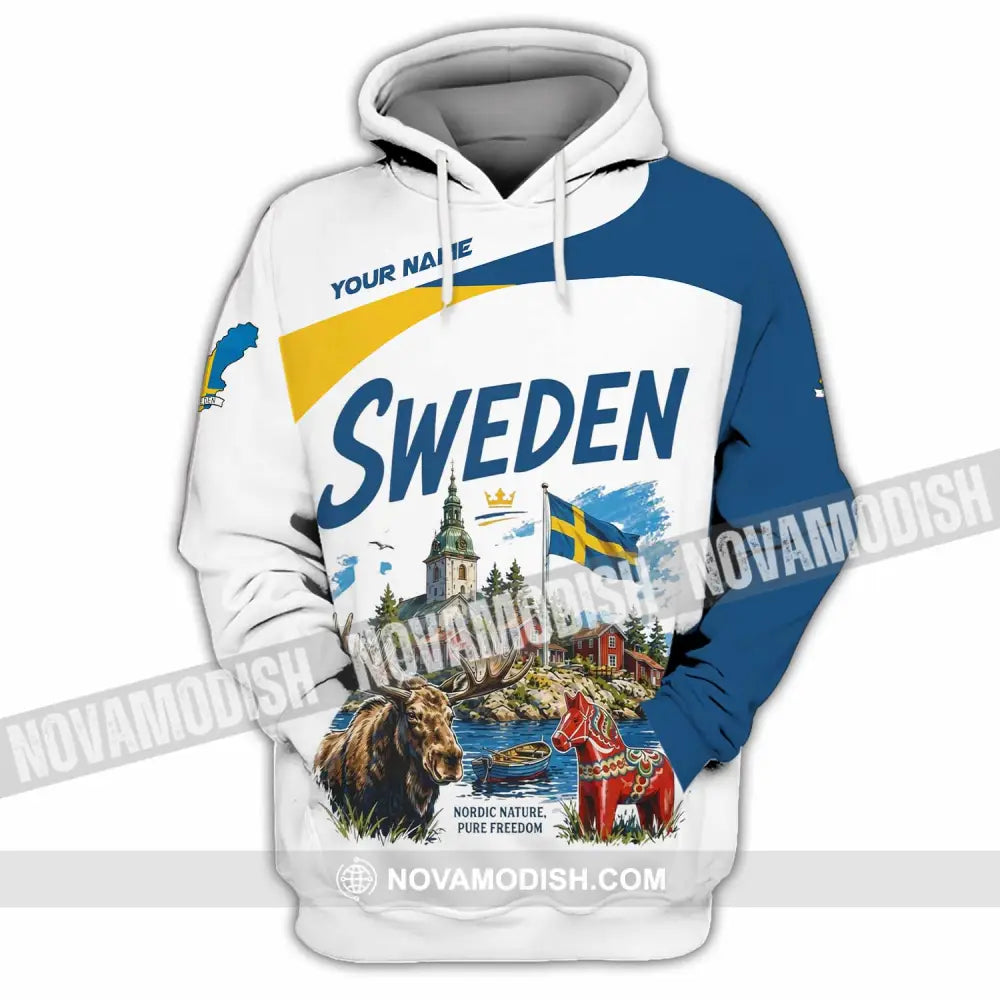 Unisex Shirt - Custom Sweden Shirt - Hoodie / S - T-shirt