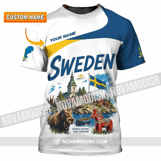Unisex Shirt - Custom Sweden Shirt - T-shirt
