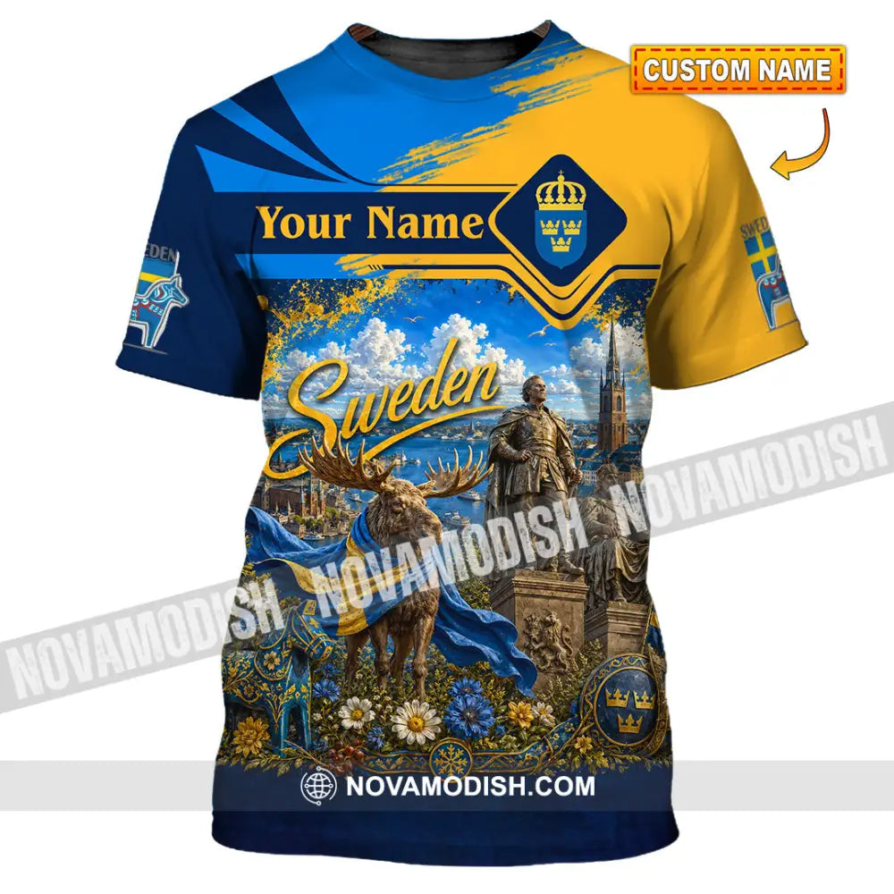 Unisex Shirt - Custom Sweden Shirt - T-shirt