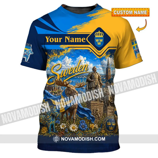 Unisex Shirt - Custom Sweden Shirt - T-shirt