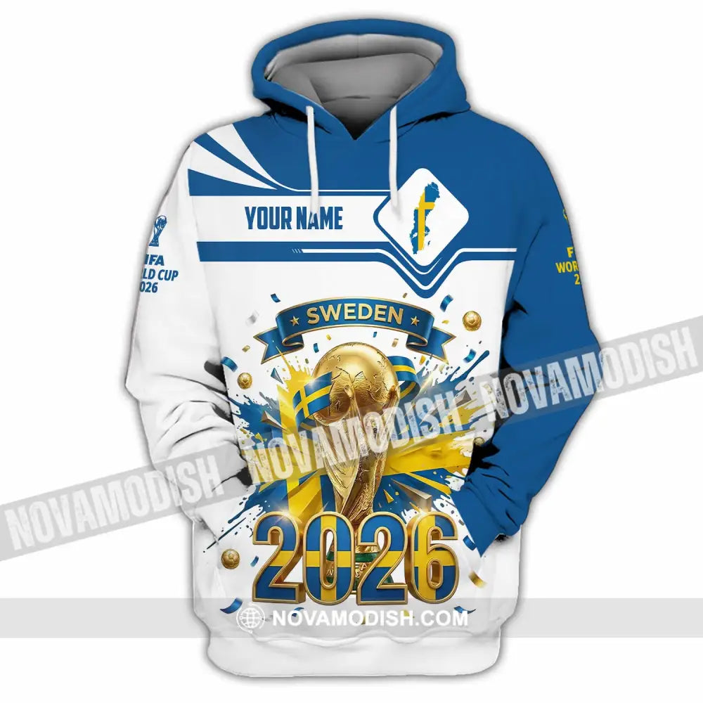 Unisex Shirt - Custom Sweden World Cup 2026 3D Shirt - Hoodie / S - T-shirt