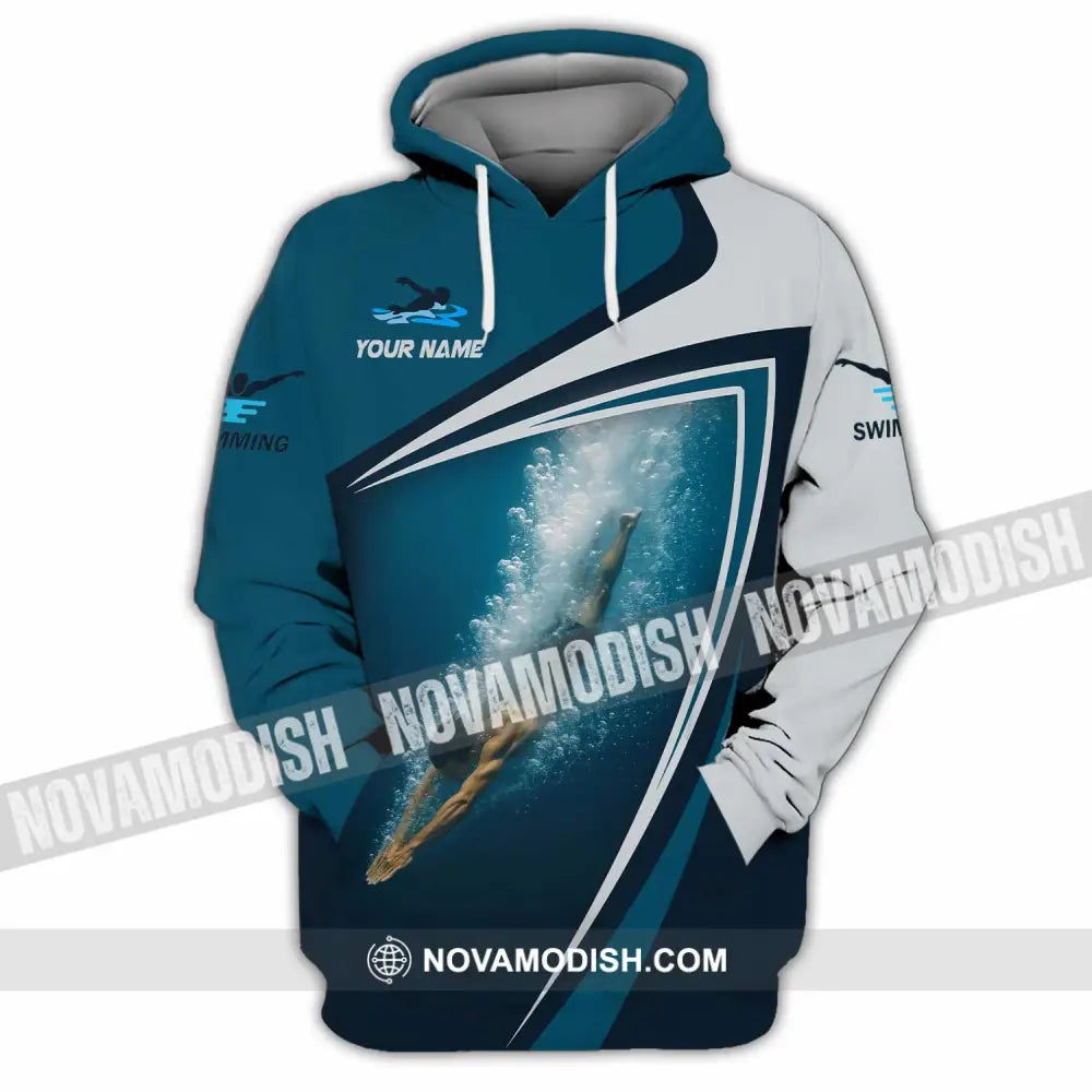 Unisex Shirt - Custom Swimming 3D Shirt - Hoodie / S - T-shirt