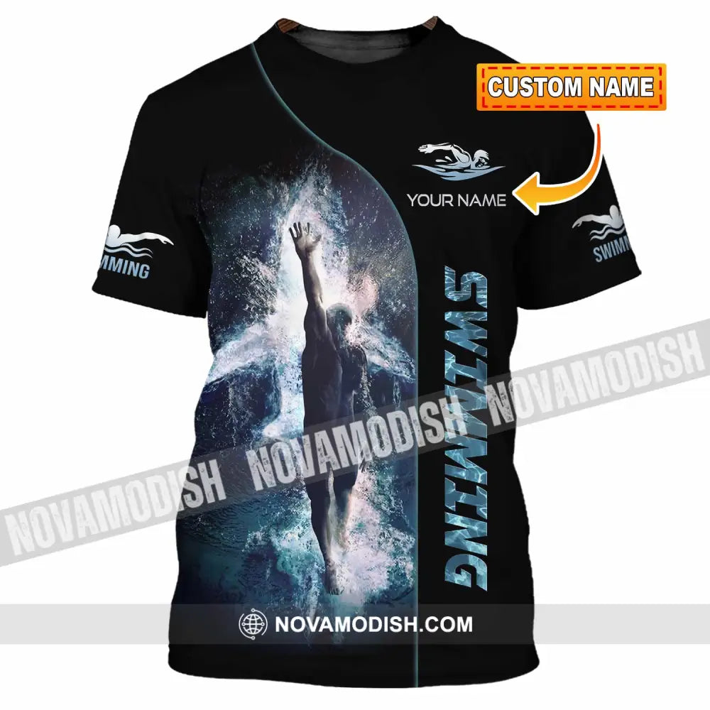 Unisex Shirt - Custom Swimming 3D Shirt T-shirt